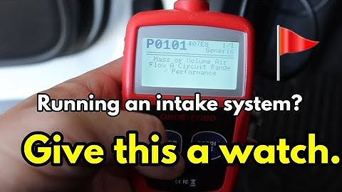 2019-2022 Chevy Blazer Check Engine Light - P0101 Fix