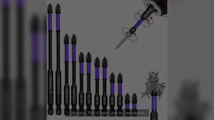 Magnetic D1 Anti-shock Batch Head High Hardness Non-Slip Impact Bits Cross 25/50/65/70/90/150mm Ph2