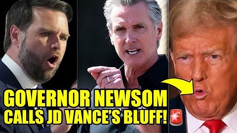 🚨Trump PANICS As Newsom CHALLENGES JD Vance