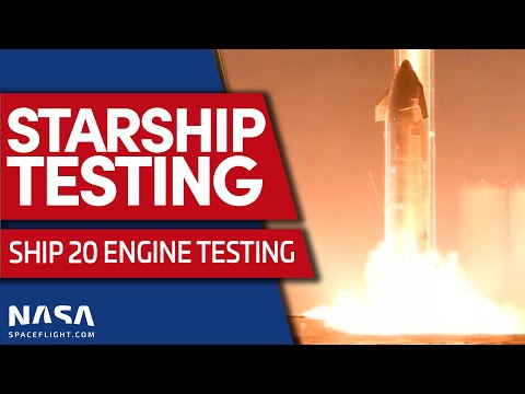 LIVE: Ship 20 Engine Testing with Orbital Starship Prototype