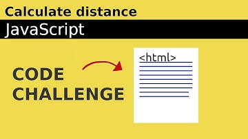 JavaScript interview - calculate distance