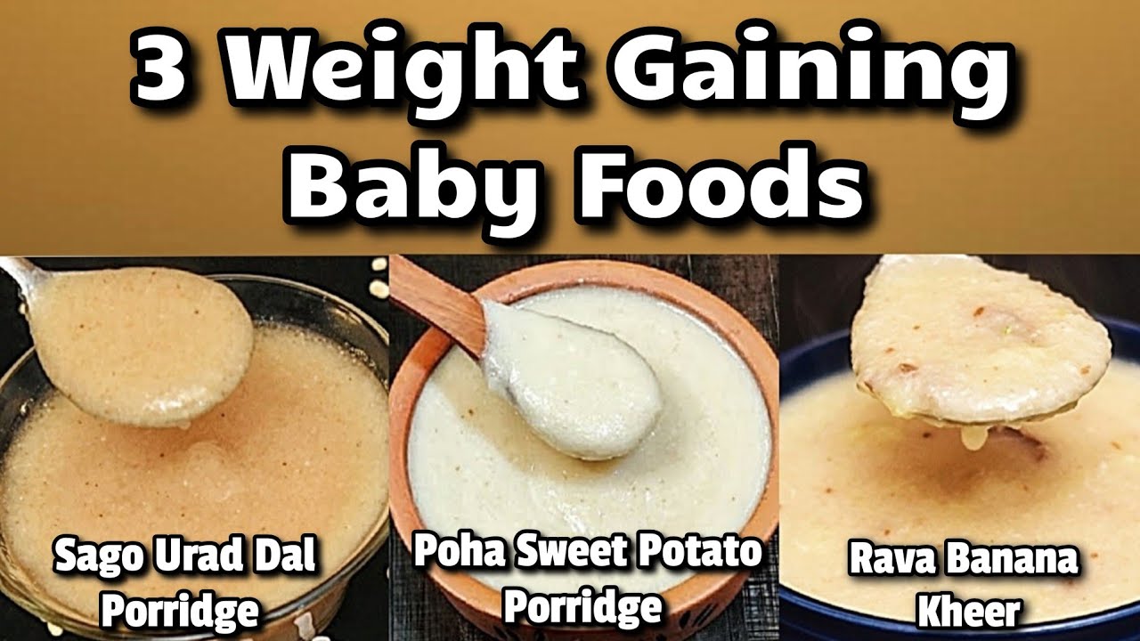 3 Weight Gaining Baby Foods Healthy Baby Food Recipes Urad Dal