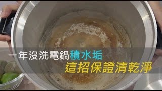 一年沒洗電鍋積水垢 這招保證清乾淨 | 台灣蘋果日報