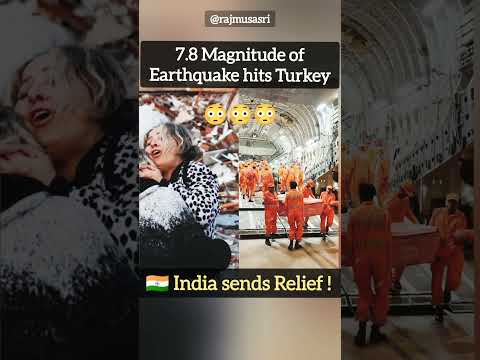 😳😳Earthquake in Turkey !! 🇮🇳India sends relief #India #Turkey #Earthquake