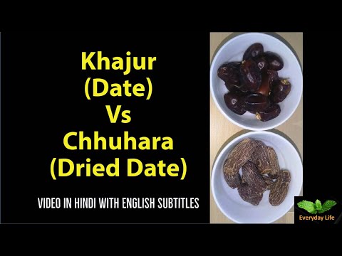 Khajur Vs Chhuhara | Date Vs Dried Date | Brief History | खजूर Vs छुहारा |