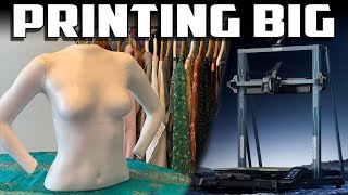 Printing and Post Processing a Clothing Mannequin on the Neptune 4 Max.