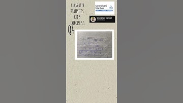 👉 Class 11 Statistics Exercise 5.1 Q4| Karl Pearson’s Coefficient of Skewness|GSEB Chapter 5|