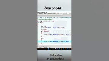 Dev c++ [2023] || inputted number is even or odd by using dev c++ || SKB_CODING