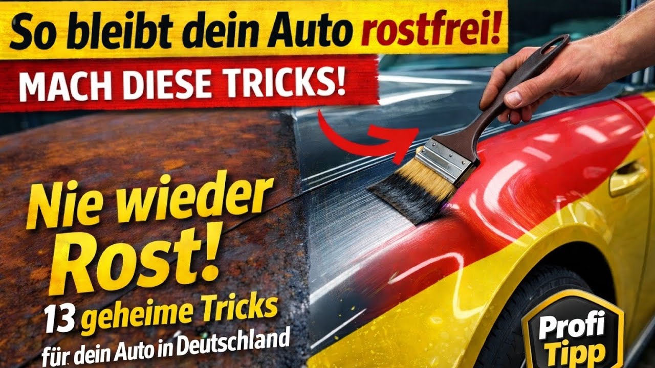 13 geheime Tricks wie dein Auto in Deutschland niemals rostet