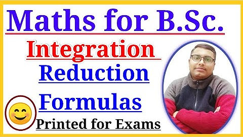Reduction formula | integration Bsc | Part 1 BSc math | BSc math | math BSc subsidiary | part 1 BSc