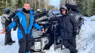 Переворачиваемся на багги стоимостью с квартиру? Зимний тур в Карелии с ATV-TRAVEL