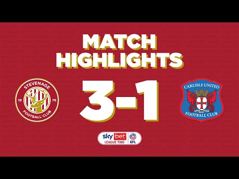 Stevenage Carlisle Goals And Highlights