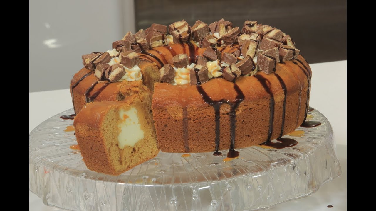 كيكة الكراميل محشية تشيز كيك | سالي فؤاد