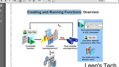 Beginner to Expert PL/SQL 11g Tutorial in Bangla: Program Units Lesson#2 | Creating Functions