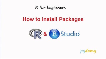 How to Install Packages in R & R Studio - R Tutorial for Beginners
