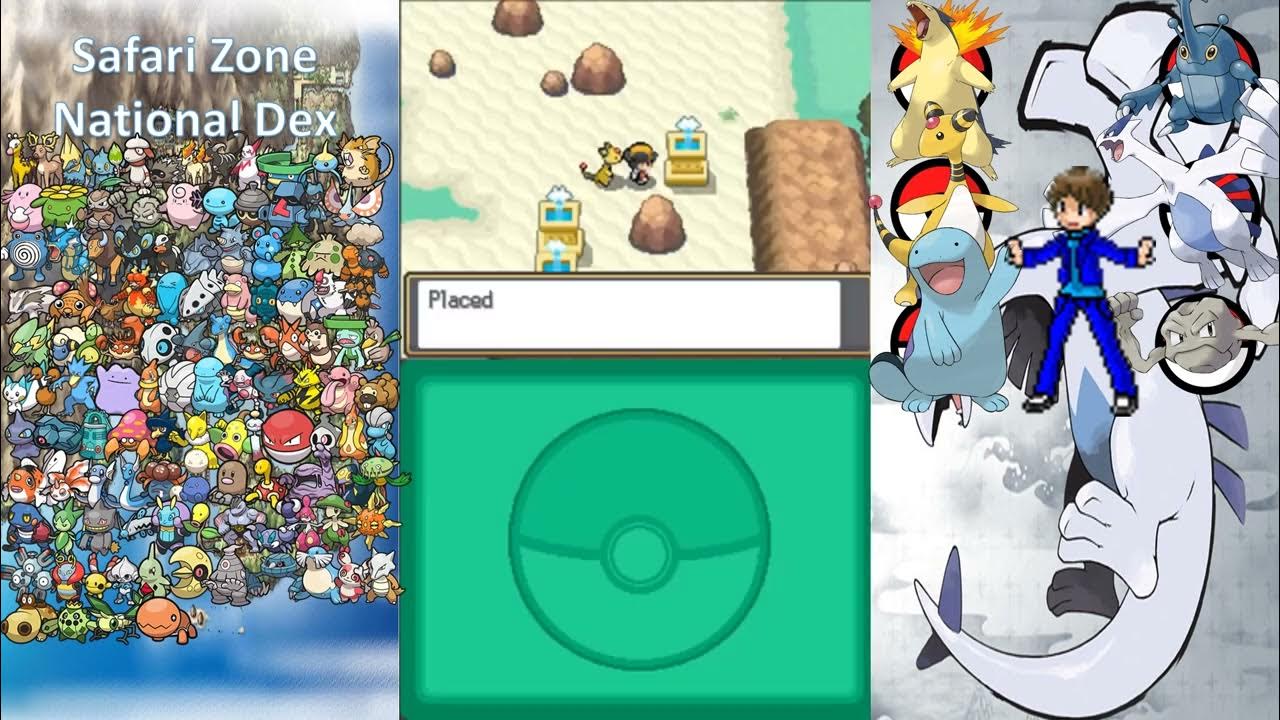 Pokemon SoulSilver Part 125 Safari Zone's Object Arrangement YouTube