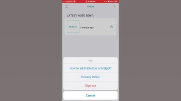 How to log out from NoteIt app?