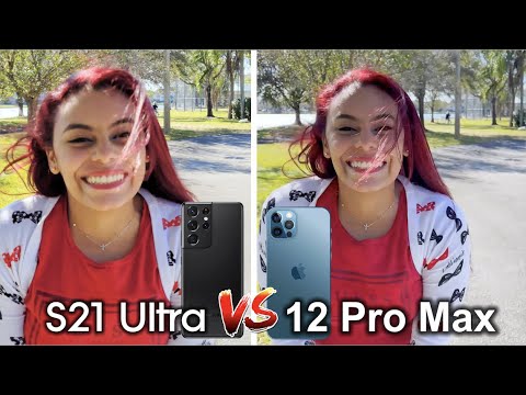 Samsung Galaxy S21 Ultra vs iPhone 12 Pro Max - 4k HDR Ultimate Camera Comparison