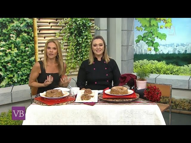 BOLO DE CHURROS LOW CARB CHEF TÁLITA KITZINGER PROGRAMA VOCÊ BONITA