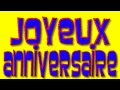 Joyeux Anniversaire (Happy Birthday in French) - alain le lait