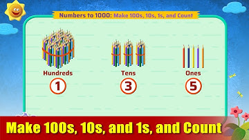 G2 - Module 1 - Exercise 1 - Make 100s, 10s and 1s, and Count | Appu Series | Grade 2 Math Learning