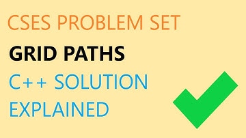 CSES Grid Paths | Dynamic Programming | C++ solution | Simple Dynamic Programming