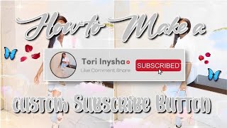 HOW TO MAKE A YOUTUBE (CUSTOM) SUBSCRIBE BUTTON FOR FREE ON YOUR PHONE || USING THREE APPS ONLY 