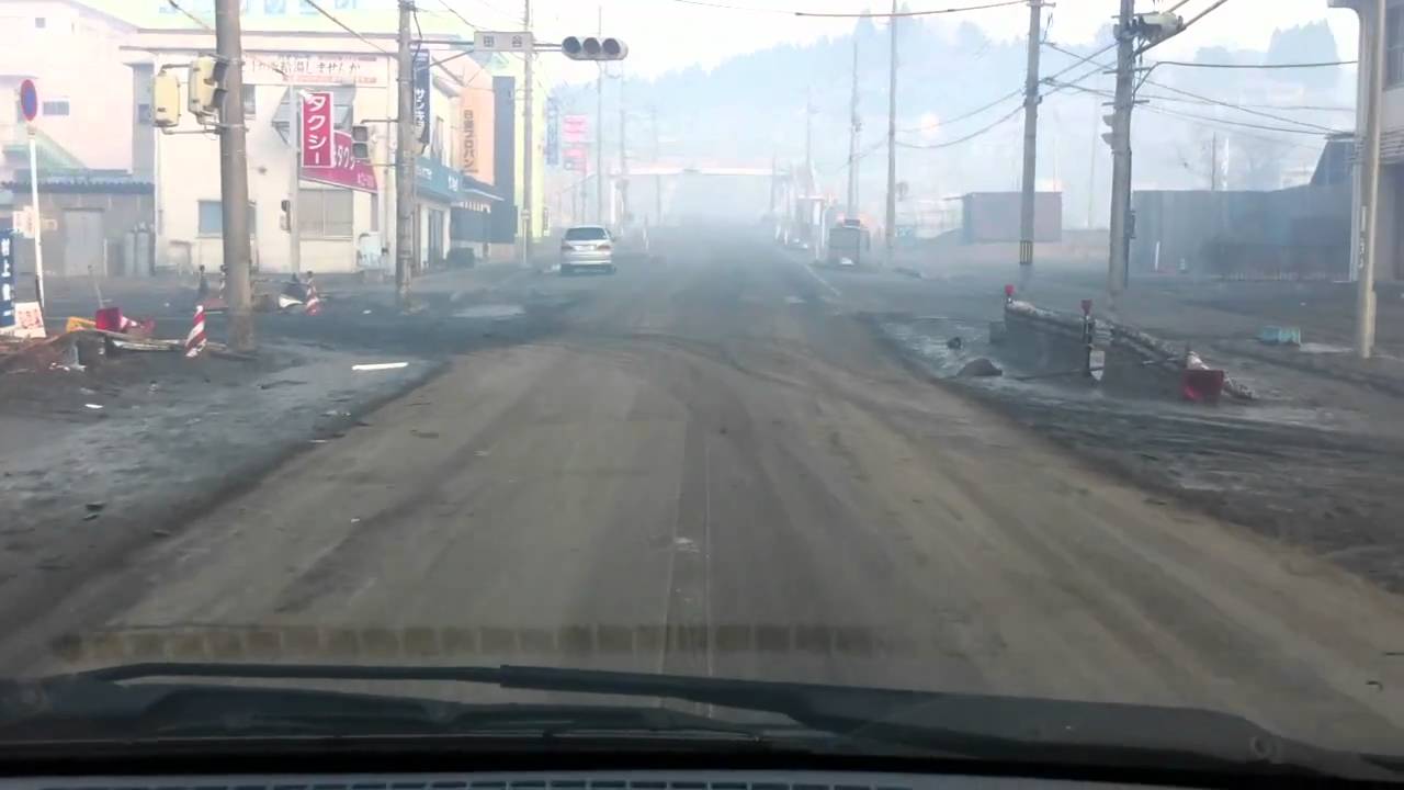 東日本大震災　気仙沼　３月１３日南郷～化粧坂.MOV