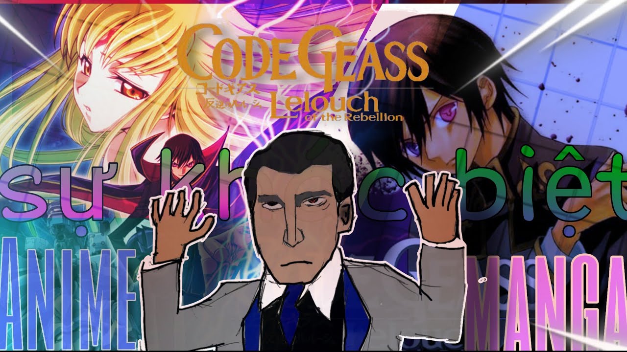 1 vài sự khác biệt giữa manga Code geass và anime Code geass - youtube