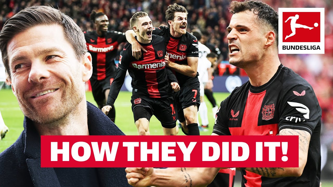 The statistics behind Leverkusen's historic unbeaten Bundesliga title ...