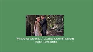 Justin Timberlake  What Goes Aroundcomes Around slowed
