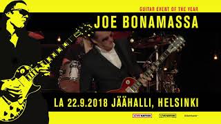 Joe Bonamassa Jäähallilla 22.9.