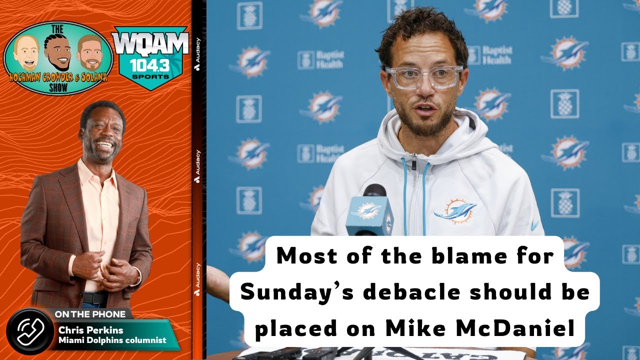 Chris Perkins is putting most of the blame for Miami Dolphins loss vs Colts on Mike McDaniel