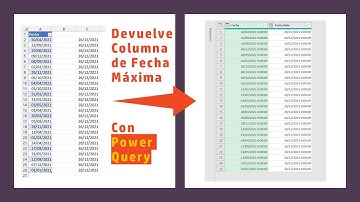 Devolver Columna de Fecha Máxima con Power Query