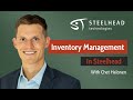 Inventory management in steelheads job shop software