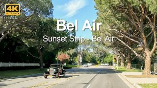 4K Drive | Drive through BelAir, an upscale Los Angeles neighborhood | Road | Trip | journey