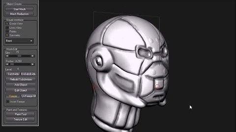 Creating a robot with MeshMolder Beta 1.0