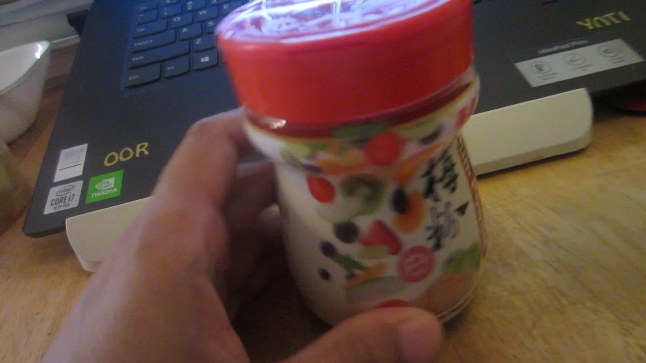 Fruits with plum powder