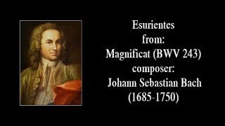 Johann S. Bach – Esurientes (BWV 243) – Transcipt. for two guitars