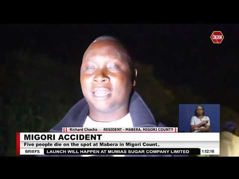 Five People Die On The Spot At Mabera In Migori County A Lorry Collided Head On With Two Motorcycles