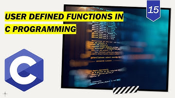 Types of User-defined Functions in C Programming | C Programming Course for beginners - Lecture 15