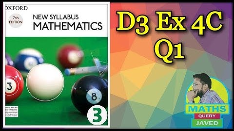 Q1 || Ex-4C || NSM || D3 || Indices and standard form || O