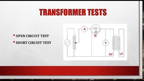 Tests on Transformer (Open Circuit and Short Circuit Test) #transformers #opencircuit #shortcircuit