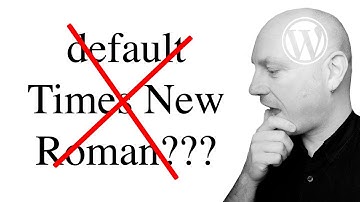 How to Change Typography in WordPress to use System Fonts with  the theme.json file