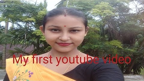 My first vlog // Introduction video // My first Assamese youtube video...
