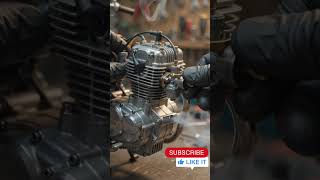 Hand Building engine star Motor Mini Royal Enfield Chassis World's Realistic Mini Bike | Part 2 #ai