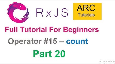 RxJS Tutorial For Beginners #20 - Count Operator Tutorial | Angular RxJS Tutorials