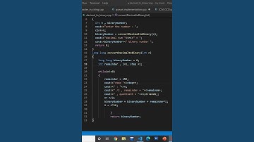 C++ program to convert Decimal number to binary number .#shorts.