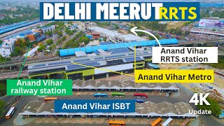 Delhi Meerut RRTS | Anand Vihar RRTS | #rslive | #4k | #ncrtc