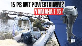 Yamaha 15 PS Außenborder mit Powertrimm im Test 🚤 | Panne auf Probefahrt + Gewinnspiel-Auflösung